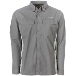 BINNACLE LS SHIRT CHARCOAL SMALL